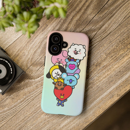 BT21 iPhone 16 Series Tough Case