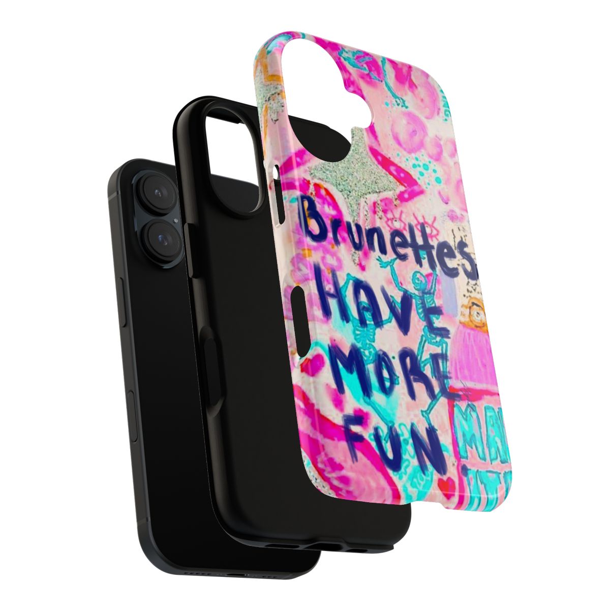 Brunettes Have More Fun iPhone 16 Tough Case