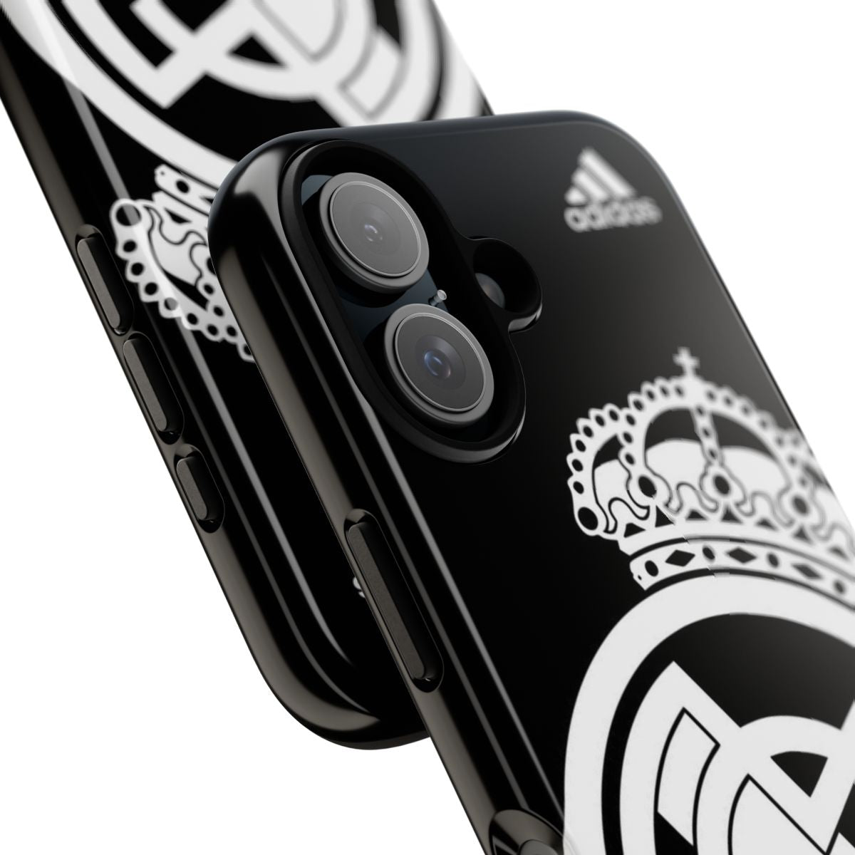 Real Madrid Black Logo iPhone 16 Tough Case