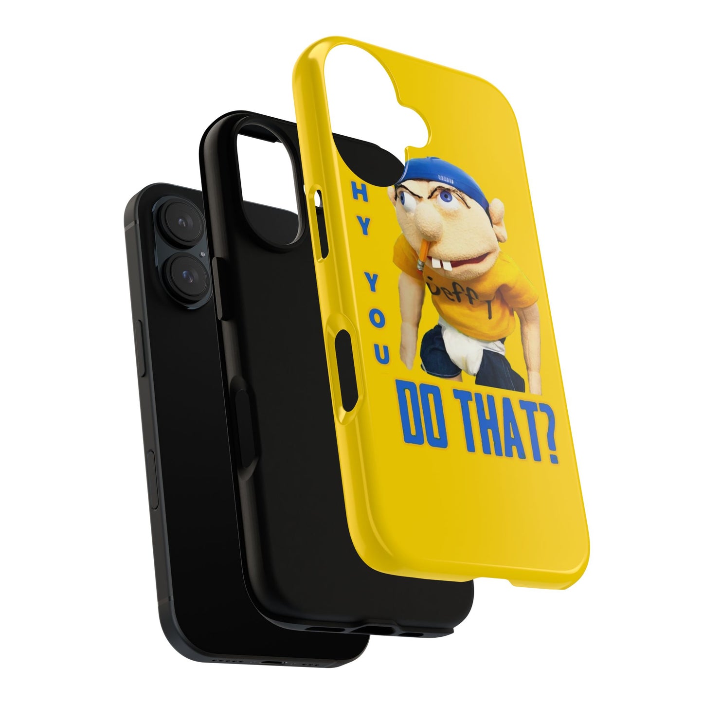 WHY YOU DO THAT SML JEFFY iPhone 16 Series Tough Case